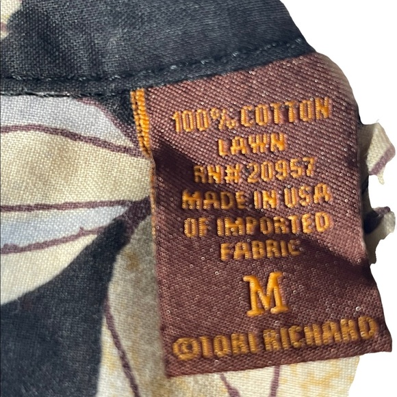 Vintage Tori Richard 100% Cotton Lawn Aloha Shirt Made in the USA in Size Medium - Picture 13 of 13